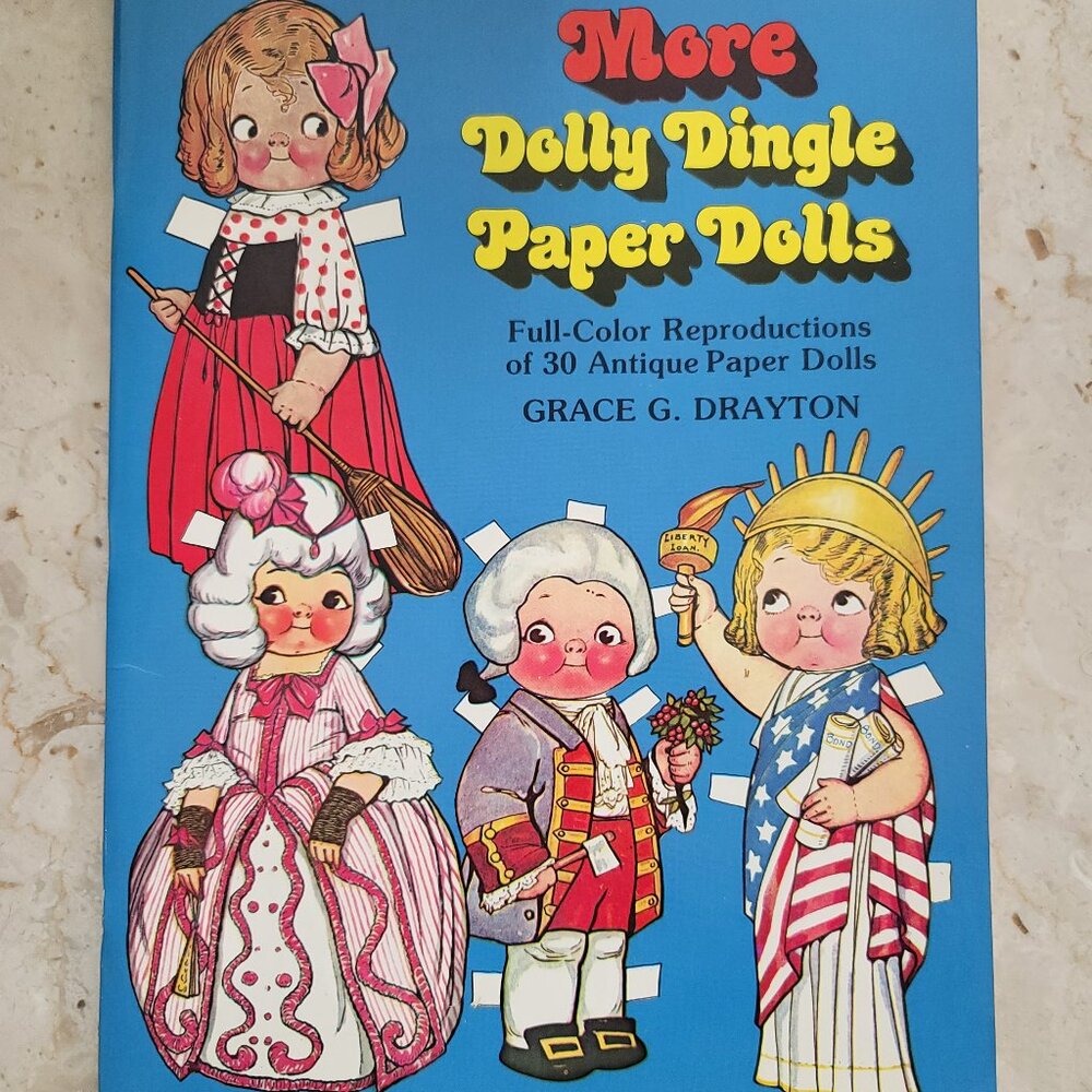 Vintage 1979 Dover Pub. Dolly Dingle Paper Dolls Uncut Book